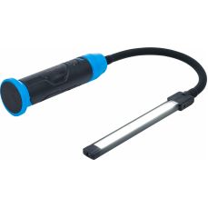 COB-LED darbnīcas inspicēšanas lampa | ar zossgriezi (85354)