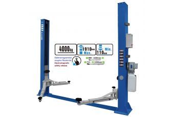 Гидравлический 2-х стоечный подъемник с электромагнитной блокировкой, (3-х ступенчатые когти) 4,0т - 4,0т, 220В(PL402DE3220V)