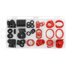 Ассортимент уплотнительных / сантехнических колец | Резина и волокно | 141 шт. (SK01115)