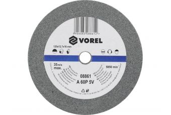 Шлифовальный круг | черновой тип | 125X12.7X17 мм (08861)