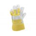 Cow split leather gloves size 10 (74005)
