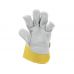 Cow split leather gloves size 10 (74005)