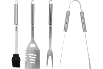 НАБОР ДЛЯ БАРБЕКЮ ИЗ 4 ПРЕДМЕТОВ, НЕРЖАВЕЮЩАЯ СТАЛЬ. (YG-20110)