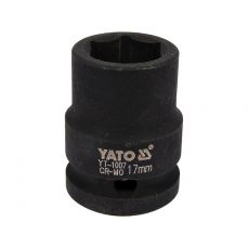 Шестигранная ударная торцевая головка | 12,5 мм (1/2") | 17 мм (YT-1007)