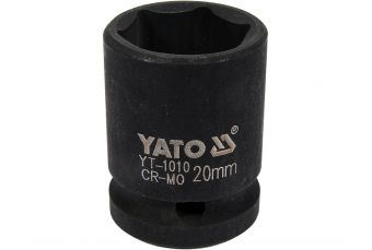 Hexagonal impact socket 1/2'' 20 mm (YT-1010)