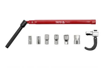 ТОРЦЕВОЙ КЛЮЧ ДЛЯ УСТАНОВКИ СМЕСИТЕЛЯ 8 В 1 (YT-24781)