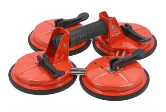 Stikla domkrata četrkāršs | Piesūceknis | 4 x Ø 150 mm (YT-37240)