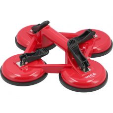 Стеклянный домкрат четырехместный | Присоска | алюминий | 4 x Ø 120 мм (YT-37242)