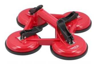 Стеклянный домкрат четырехместный | Присоска | алюминий | 4 x Ø 120 мм (YT-37242)