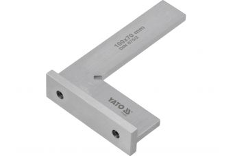 Flat edge control square with base 100x70mm (YT-70761)