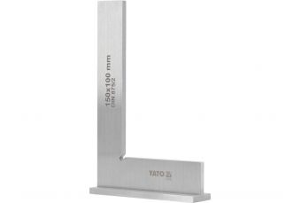 Flat edge control square with base 150x100mm (YT-70762)