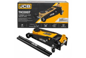 Домкрат подкатной гидравлический 3T, 133-465 мм JCB (TH33007)