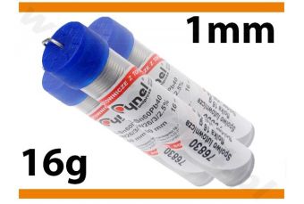 Проволока в трубке | Ø 1,00 мм | 16 г с флюсом (76830)