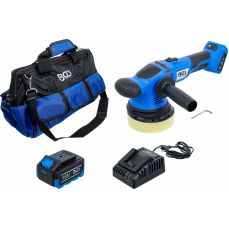 Набор беспроводных эксцентриковых полировальных машин | бесщеточный | 18 В | с аккумуляторной батареей и быстрым зарядным устройством (7394)
