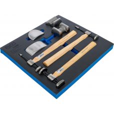 Ящик для инструментов 2/3: комплект для ремонта кузова | 7 шт. (74298)