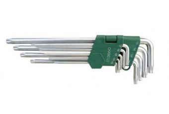 L-type hexagon TORX key set 9pcs. (T10-T50) Long CL40221IL