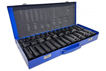 Komplekts trieciena galvas garas un īsas | CR-MO | 12,5 mm (1/2") | 8-32 mm | 35 gb. (SK12235M)