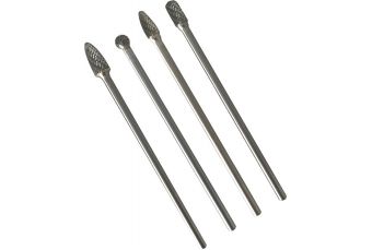 Набор из 4 твердосплавных фрез с длинным хвостовиком (SK8170)