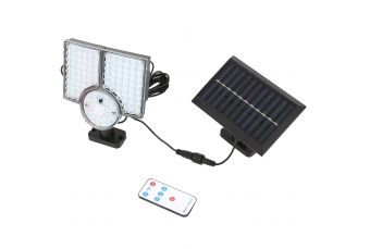 Автономный светильник с солнечной батареей и датчиком света / движения 22.4W 6000K (K0312)