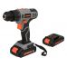 Drill driver 20v, 26 nm - 2x battery 2 ah (78082)
