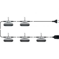 Prožektoru komplekts 5x600Lm, 15.4m (82861)