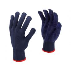 Medvilninės pirštinės | mėlynos | PSD (74104)