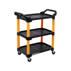 Тележка для мастерской | 3-х уровневый композит (81863)