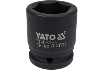 Шестигранная ударная торцевая головка | 20 мм (3/4") | 30 мм (YT-1080)