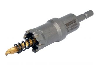 Пила для отверстий / сверло по металлу TCT | 22 мм (YT-44054)