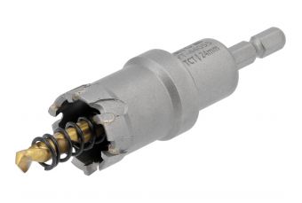 Пила для отверстий / сверло по металлу TCT | 24 мм (YT-44055)