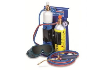 KEMPER welding kit with pressure gauge, oxygen, and gas (102K555KM)