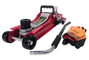 Zema profila domkrats | koferis / ar piederumiem | 80-380 mm | 2,5 t (1720LX-BOX)