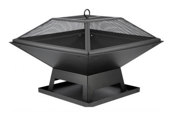 Steel fire pit with lid 45*45cm (99715)