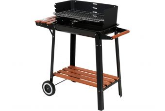 Угольный гриль с боковой решеткой 48x26,5см (99907)