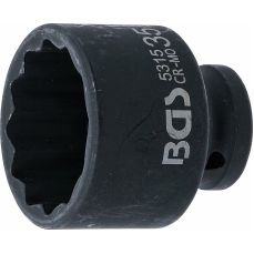 Ударная головка, 12-точечная | Привод 12,5 мм (1/2 дюйма) | 35 мм (5315)