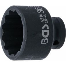 Ударная головка, 12-точечная | Привод 12,5 мм (1/2 дюйма) | 36 мм (5316)