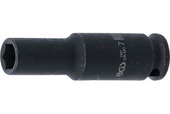 Ударная торцевая головка шестигранная, глубокая | 6,3 мм (1/4") Привод | 7 мм (7267)