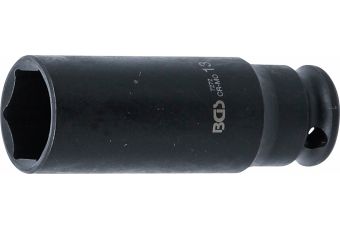 Impact Socket Hexagon, deep | 6,3 mm (1/4") Drive | 13 mm (7272)