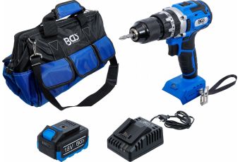 Комплект аккумуляторных ударных дрелей | бесщеточный | 65 Нм | 18 В | с аккумуляторной батареей и быстрым зарядным устройством (7397)