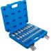 Sprauslu komplekts | 6,3 mm (1/4) / 10 mm (3/8") / 12,5 mm (1/2") | sešstūris 2 - 19 mm / 1/4–9/16" | Metriskie un collu izmēri | 32 gab. (74258)