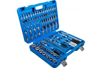 Набор инструментов| 6,3 мм (1/4 дюйма) + 12,5 мм (1/2 дюйма) | 150 шт. (74518)