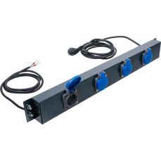 Выходная панель блока питания | 4 розетки | подходит для комбинаций перфорации (80190)