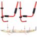 Wall-mounted folding rack for kayak and paddle (DR2F)