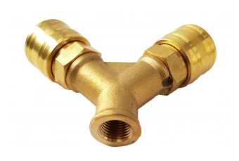 Misiņa kolektors ar G 1/4" iekšējo vītni (LF-12)