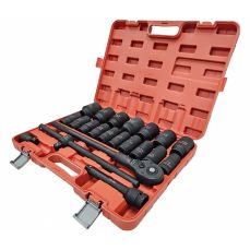 Набор ударных длинных головок и ключа | Кр-Мо | Размеры сурепки | 20 мм (3/4 дюйма) | 21 шт. (СЛС21В)