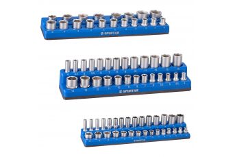 Комплект кронштейнов для головок 3шт (1/2"+3/8"+1/4") Метрическая система (KRZT3)