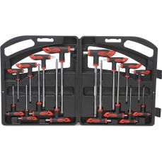 Т-образный набор шестигранных ключей TORX и HEX (круглая головка) 16шт. (MHR10751)