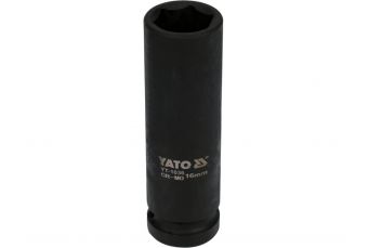 Hexagonal deep impact socket 1/2'' 16 mm (YT-1036)