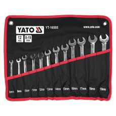 Набор ключей | 8 - 19 мм | 12 шт. (YT-16505)
