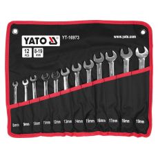 Набор ключей | Петли | 8 - 19 мм | 12 шт. (YT-16973)